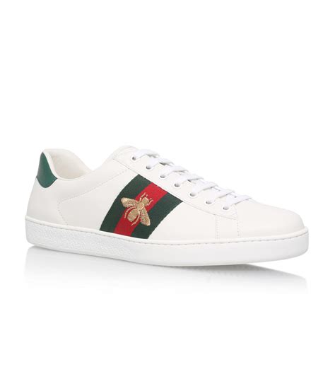 gucci ace white sneaker with the golden bee|original gucci bee sneakers.